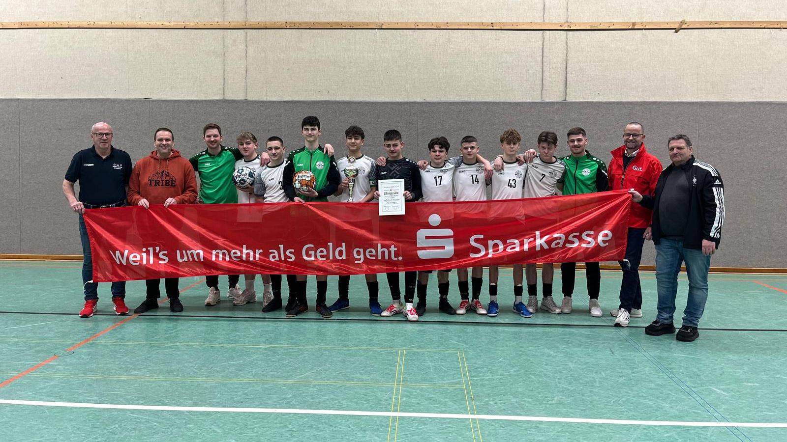 JSG Holzberg gewinnt die Sparkassen Hallenmasters bei den B-Junioren