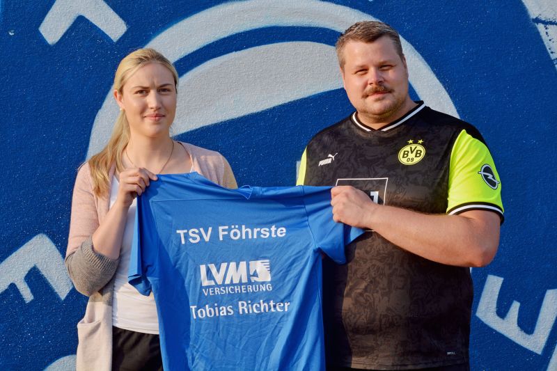 Initiatorin Riana Look mit Trainer Dominik Mallon